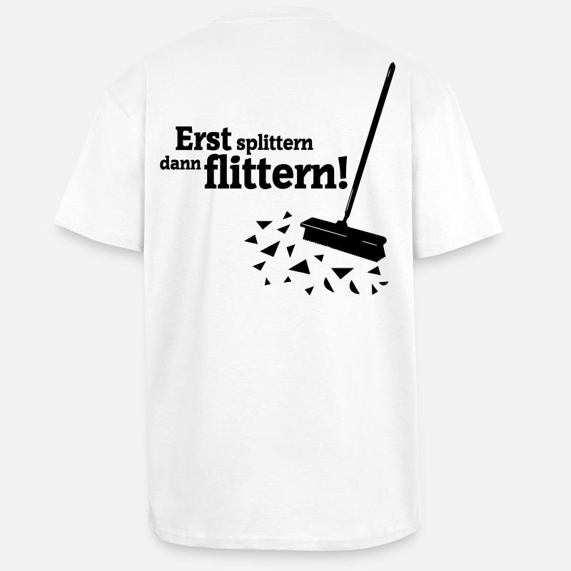 Polterabend - Oversized Heavyweight Unisex T-Shirt - Weiß