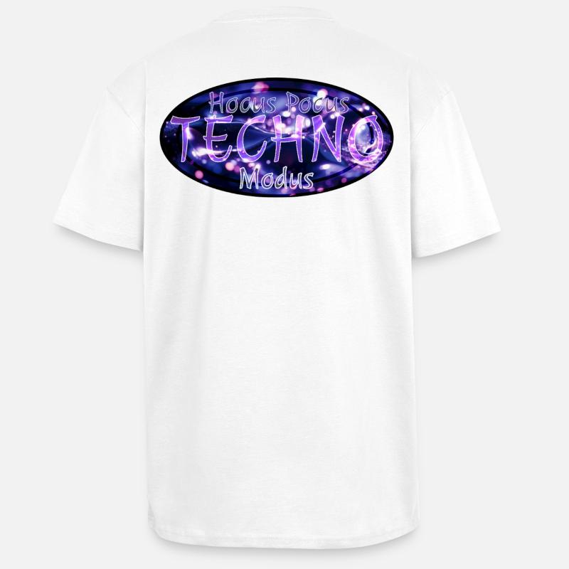 Hocus Pocus Techno Modus - Oversized Heavyweight Unisex T-Shirt - Weiß