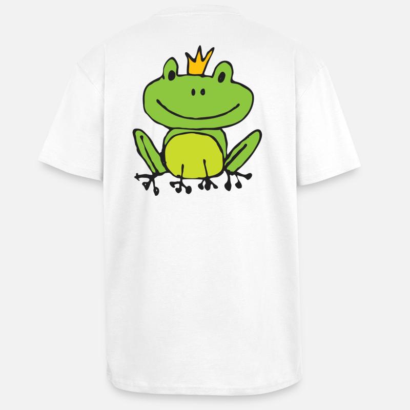 Frosch oder Prinz? - Oversized Heavyweight Unisex T-Shirt - Weiß