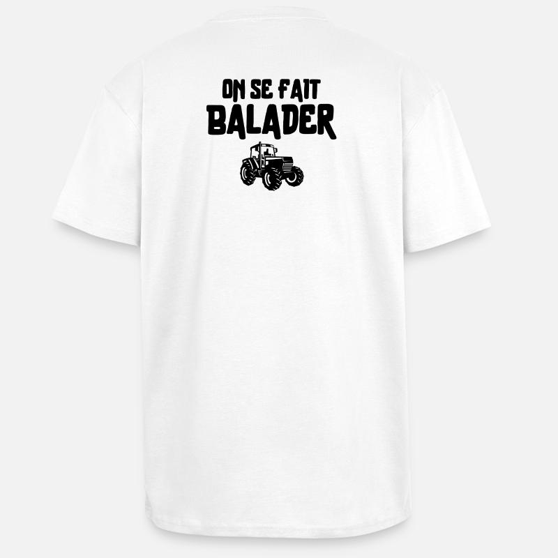Bauer, Bauer, Bauer, Traktor - Oversized Heavyweight Unisex T-Shirt - Weiß