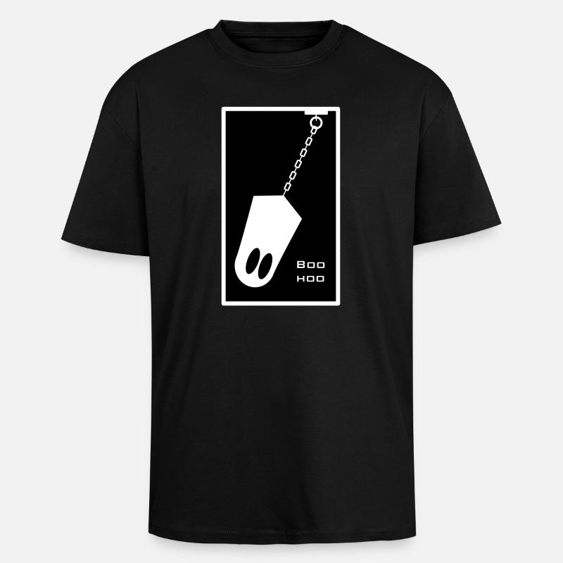 Geist in der Kette - Oversized Heavyweight Unisex T-Shirt - Schwarz