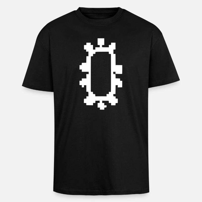 Capsule de pilules Pixel Art Médicament - T-shirt unisexe oversize épais - noir