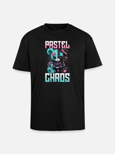 Pastel Goth Soft Goth Gaming Gamer - Unisex Oversized Heavyweight T-shirt - black