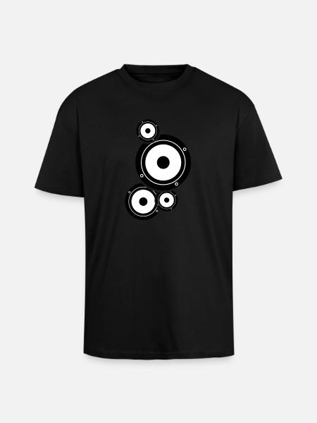 boxen - Oversized Heavyweight Unisex T-Shirt - Schwarz