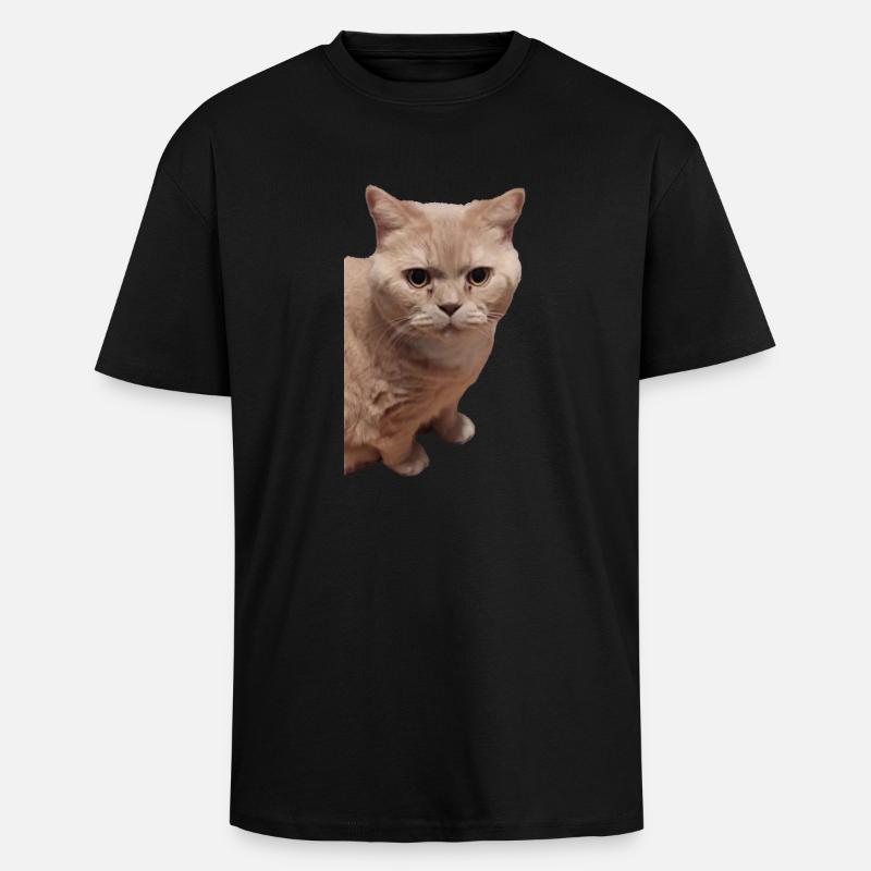 britisch Kurzhaar Katze Katzen - Oversized Heavyweight Unisex T-Shirt - Schwarz