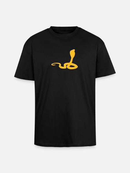 cobra - Oversized Heavyweight Unisex T-Shirt - Schwarz