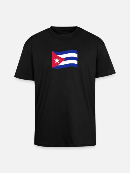 Cuba - T-shirt unisexe oversize épais - noir