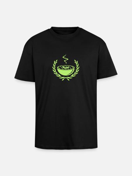 Barbecue - Unisex Oversized Heavyweight T-shirt - black