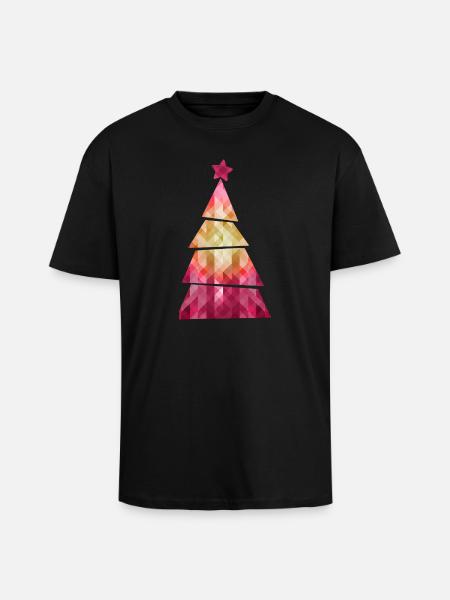 Christmas Tree - Weihnachtsbaum - Weihnachten - Unisex Oversized Heavyweight T-shirt - black