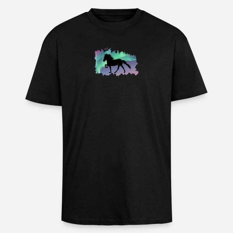Firefly_Ich_moechte_ein_Vektor_mit_einem_toelte - T-shirt unisexe oversize épais - noir