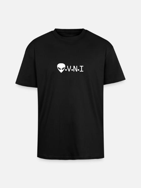 OVNI - T-shirt unisexe oversize épais - noir
