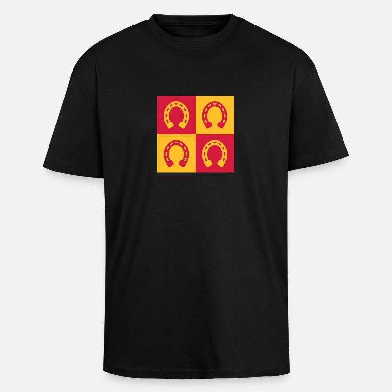 Maréchal-Ferrant / Maréchal ferrant / Métier / Job - T-shirt unisexe oversize épais - noir