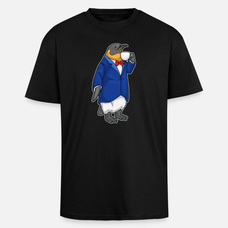 Mole kaffekrus - Unisex oversized heavyweight t-shirt - sort