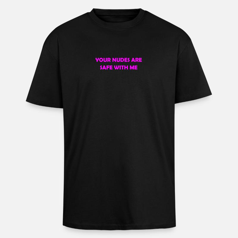 Your Secrets, My Silence - Unisex Oversized Heavyweight T-shirt - black