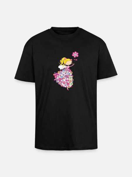 Flower Princes - Oversized Heavyweight Unisex T-Shirt - Schwarz