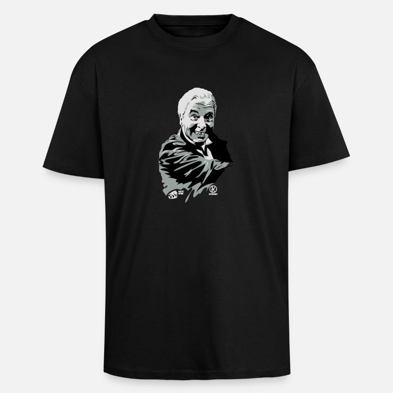 Dîner pour un - T-shirt unisexe oversize épais - noir