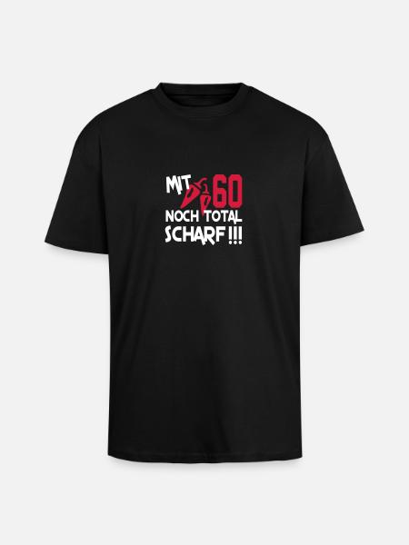 total_scharf_60 - Unisex Oversized Heavyweight T-shirt - black