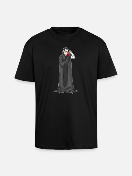 Vampire Halloween Sunglasses - Unisex Oversized Heavyweight T-shirt - black