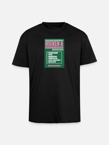 PSYCHO_03 - Oversized Heavyweight Unisex T-Shirt - Schwarz
