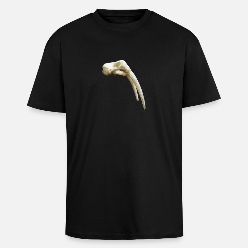 Schädel eines Walross - Oversized Heavyweight Unisex T-Shirt - Schwarz