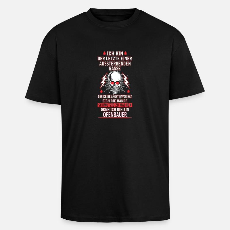 OFENBAUER - Oversized Heavyweight Unisex T-Shirt - Schwarz