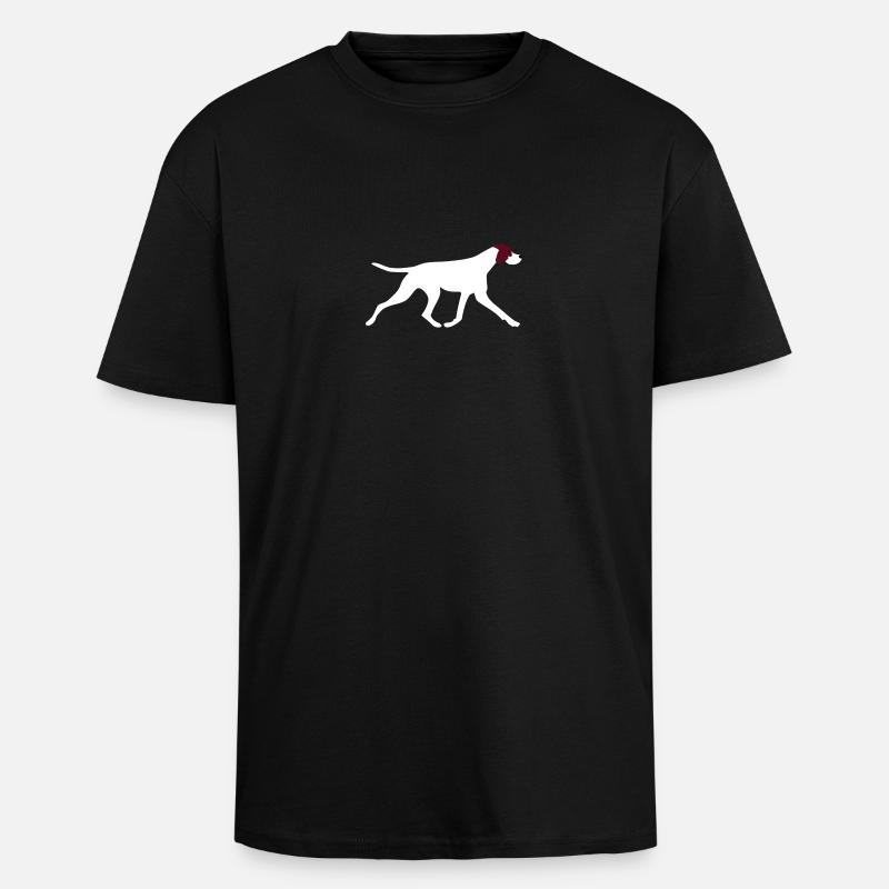 Pointer - Oversized Heavyweight Unisex T-Shirt - Schwarz