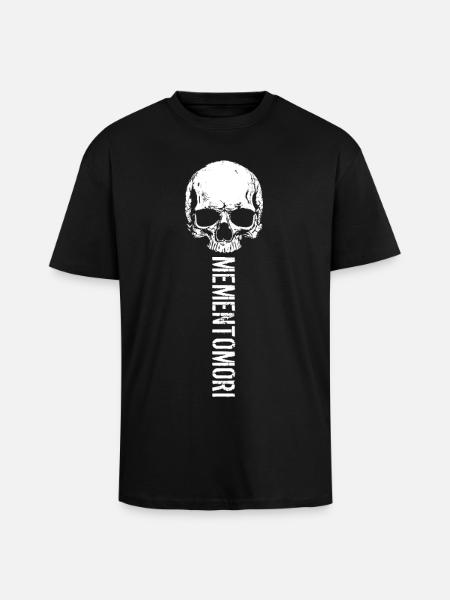 Schädelkunst Memento Mori - Oversized Heavyweight Unisex T-Shirt - Schwarz