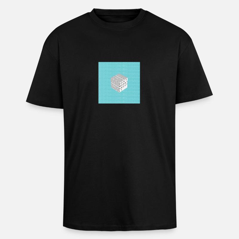 Artboard 1 - T-shirt unisexe oversize épais - noir