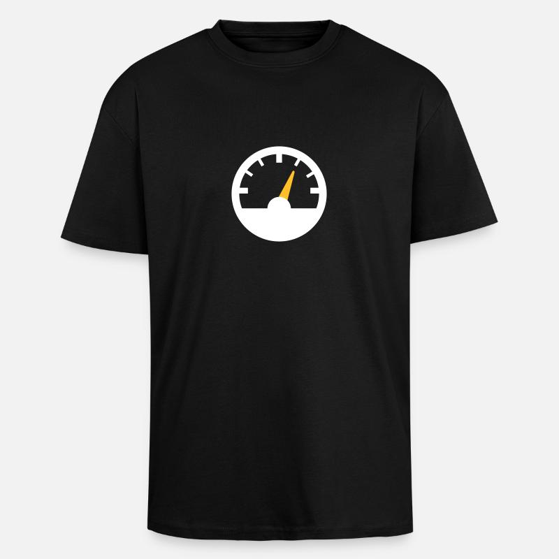 Tacho - Oversized Heavyweight Unisex T-Shirt - Schwarz