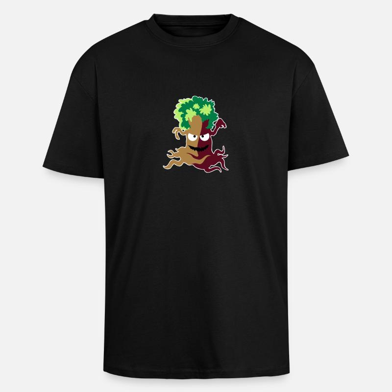 Erd-Elementar - Oversized Heavyweight Unisex T-Shirt - Schwarz