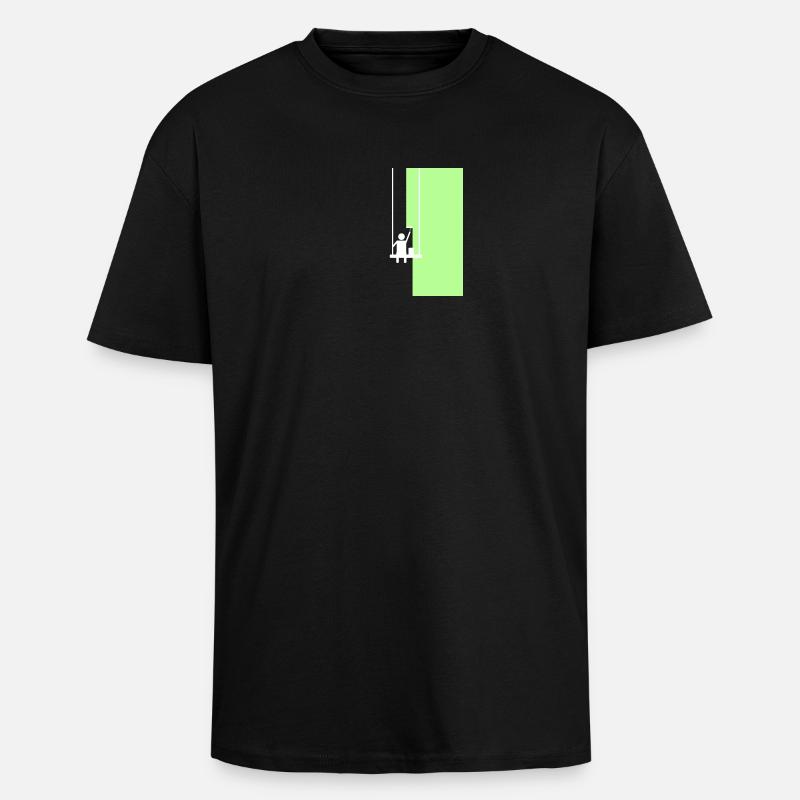 The Painter - Unisex Oversized Heavyweight T-shirt - black