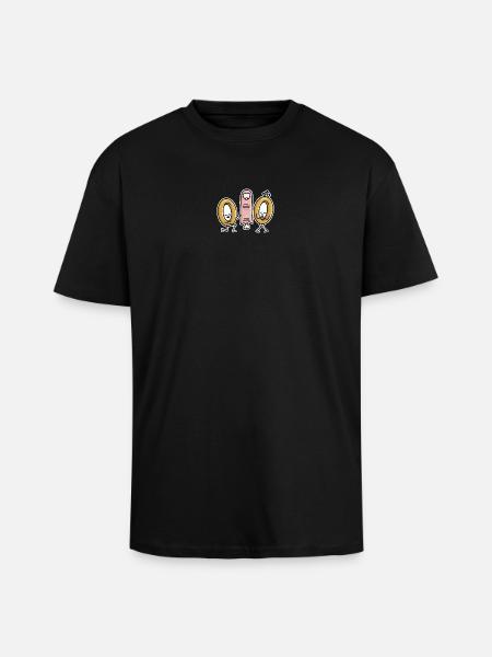 Marriage proposal wedding rings finger engagement - Unisex Oversized Heavyweight T-shirt - black