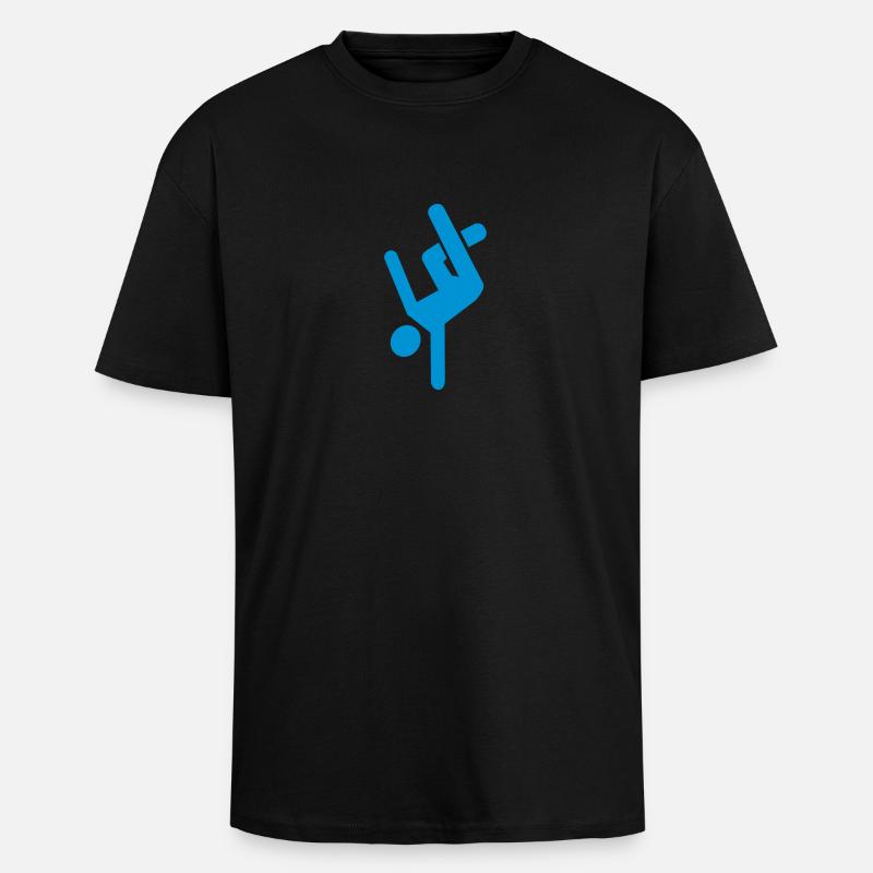 Breakdance - T-shirt unisexe oversize épais - noir