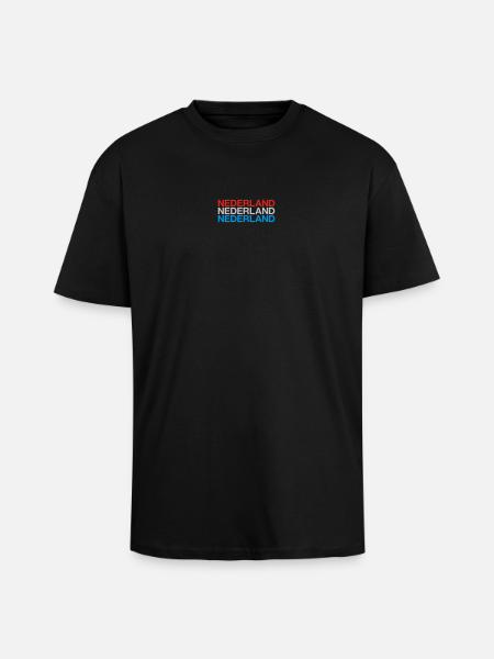 NIEDERLANDE Nederland Netherlands Holland - Oversized Heavyweight Unisex T-Shirt - Schwarz