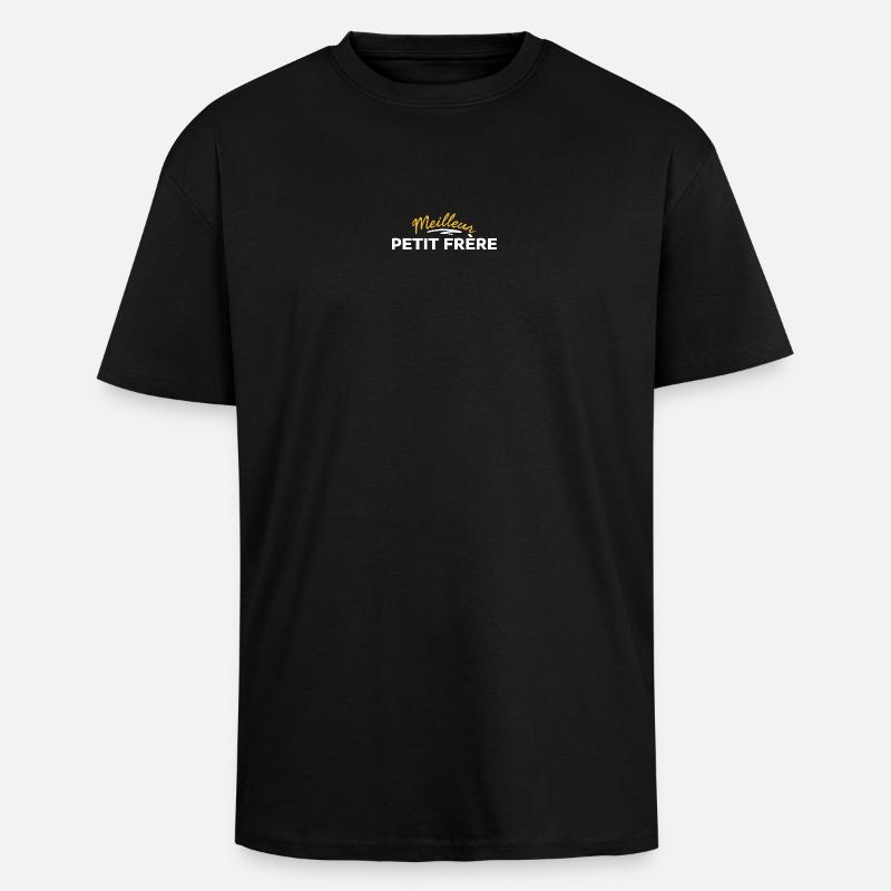 Cousin brother with vibrant patterns - Unisex Oversized Heavyweight T-shirt - black