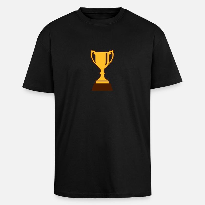 Trophy - Unisex Oversized Heavyweight T-shirt - black