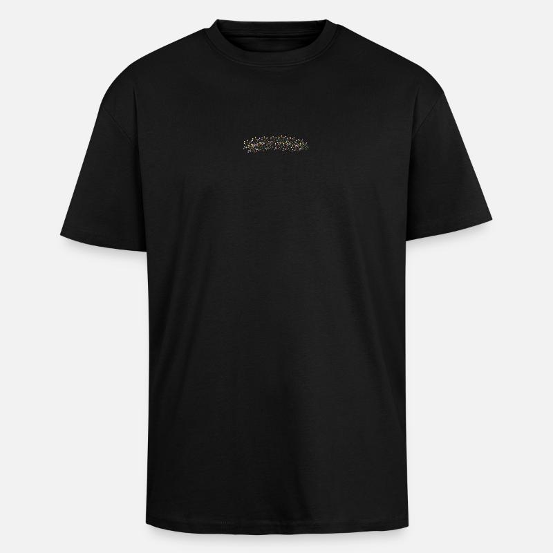 Bubbles | SPRUDEL - Oversized Heavyweight Unisex T-Shirt - Schwarz