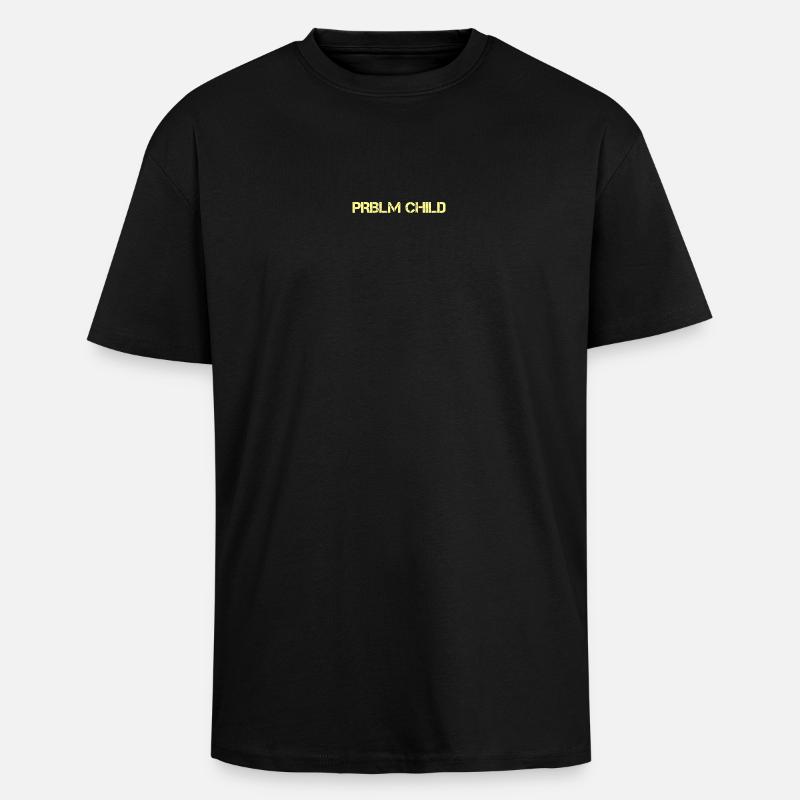 Problem child - Unisex Oversized Heavyweight T-shirt - black