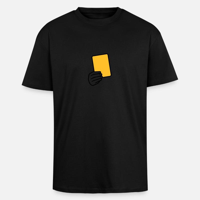 Arbitre - T-shirt unisexe oversize épais - noir
