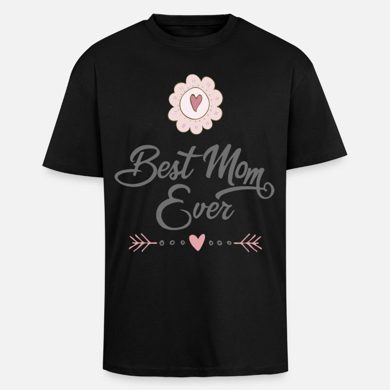 Mutter - Oversized Heavyweight Unisex T-Shirt - Schwarz