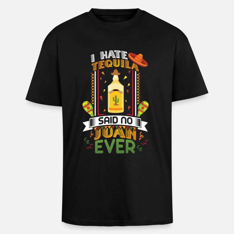 Party Tequila drinking - Oversized Heavyweight Unisex T-Shirt - Schwarz