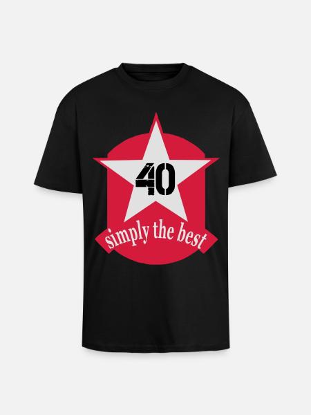birthday - Unisex Oversized Heavyweight T-shirt - black