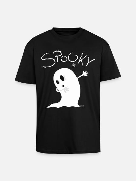 Spooky Dab Dance Ghost I Halloween - Unisex Oversized Heavyweight T-shirt - black
