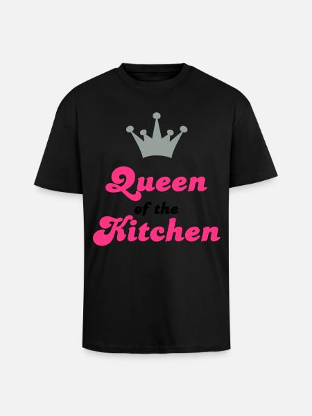 cuire - T-shirt unisexe oversize épais - noir