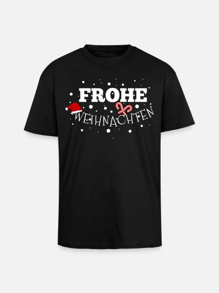 Joyeux noel - T-shirt unisexe oversize épais - noir