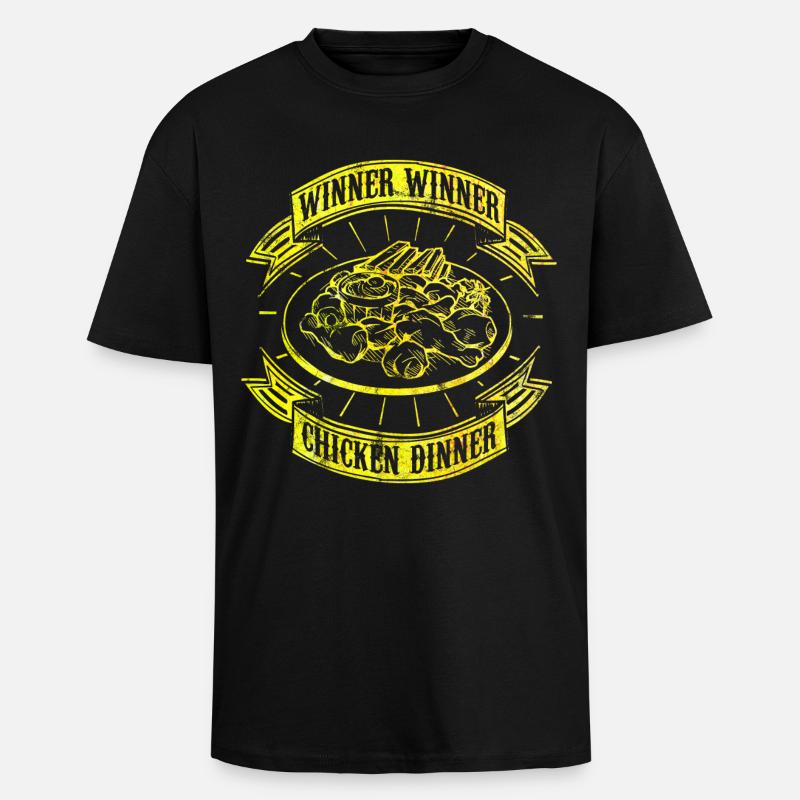 playerunknown’s battlegrounds / PUBG - T-shirt unisexe oversize épais - noir