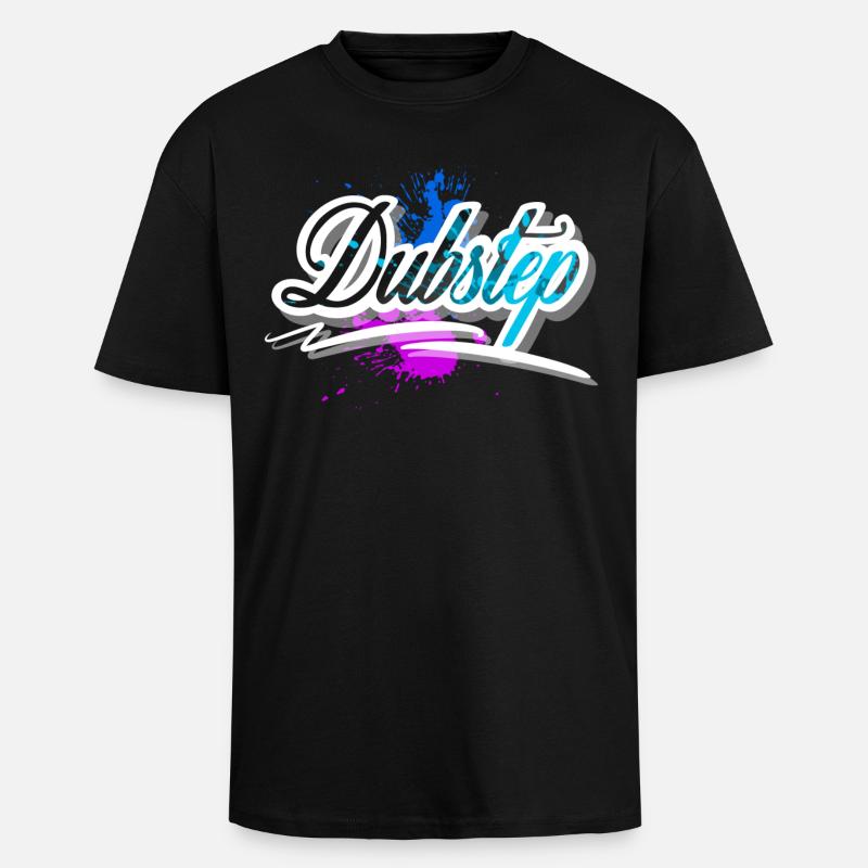 Dubstep - Oversized Heavyweight Unisex T-Shirt - Schwarz