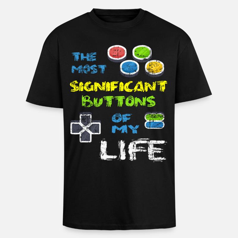 Videospiel Videogame Spielen Hobby Geschenk - Oversized Heavyweight Unisex T-Shirt - Schwarz