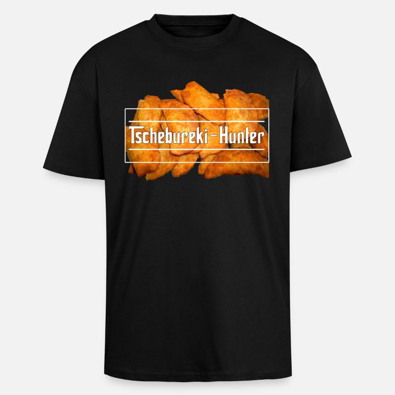 Tchbureki-Hunter - T-shirt unisexe oversize épais - noir