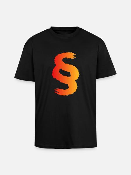 Anwalt - Oversized Heavyweight Unisex T-Shirt - Schwarz